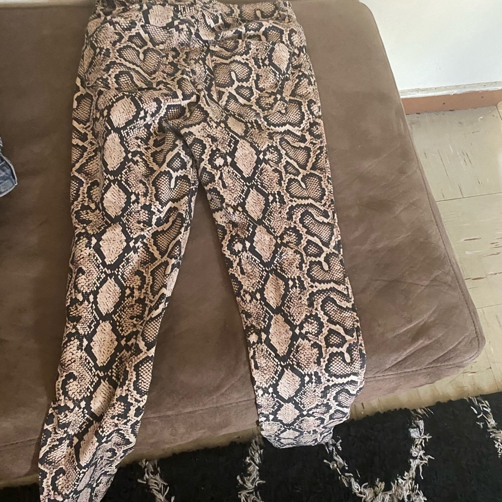 Zara snake print jeans - Picture 3 of 4